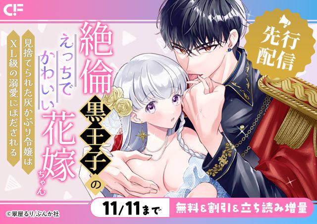 「絶倫黒王子のえっちでかわいい花嫁ちゃん 見捨てられた灰かぶり令嬢はXL級の溺愛にほだされる(分冊版)【第11話】」用施策